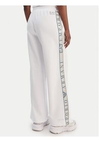 EA7 Emporio Armani Spodnie dresowe 7W001155 AF12501 U0002 Biały Relaxed Fit. Kolor: biały. Materiał: syntetyk #4