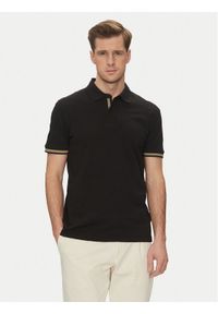 JOOP! Jeans Polo 15 JJJ-17Amare 30046012 Czarny Modern Fit. Typ kołnierza: polo. Kolor: czarny. Materiał: bawełna #1