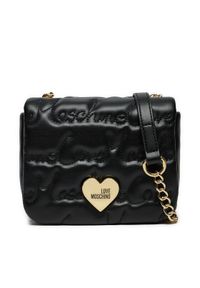 Love Moschino - LOVE MOSCHINO Torebka JC4127PP1LLJ0000 Czarny. Kolor: czarny. Materiał: skórzane