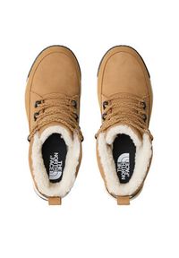 The North Face Botki Sierra Mid Lace Wp NF0A4T3XKOM Brązowy. Kolor: brązowy. Materiał: nubuk, skóra