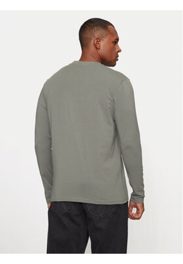BOSS - Boss Longsleeve Tchark 50473286 Szary Regular Fit. Kolor: szary. Materiał: bawełna. Długość rękawa: długi rękaw
