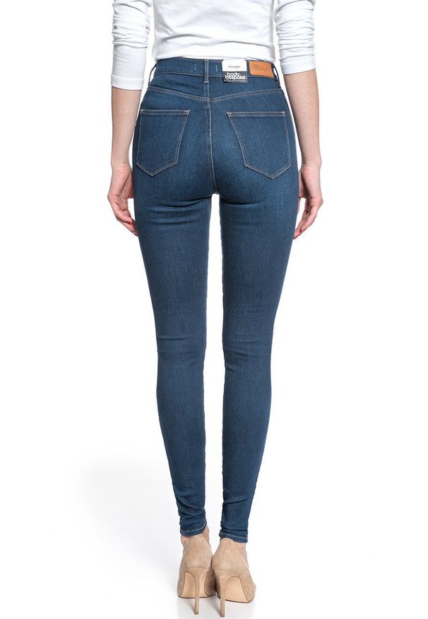 Wrangler - WRANGLER SUPER HIGH SKINNY DARK INDIGO W27WVQX1E 112128201