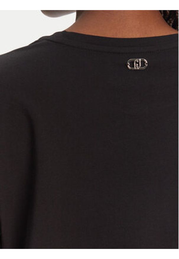 Liu Jo T-Shirt WA5148 J4893 Czarny Regular Fit. Kolor: czarny. Materiał: bawełna
