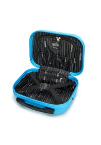 Wittchen - Komplet walizek z ABS-u z żebrowaniem niebieski. Kolor: niebieski. Materiał: guma. Styl: elegancki #9