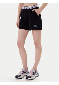 EA7 Emporio Armani Szorty sportowe 7W001153 AF12501 UC001 Czarny Regular Fit. Kolor: czarny. Materiał: syntetyk #1