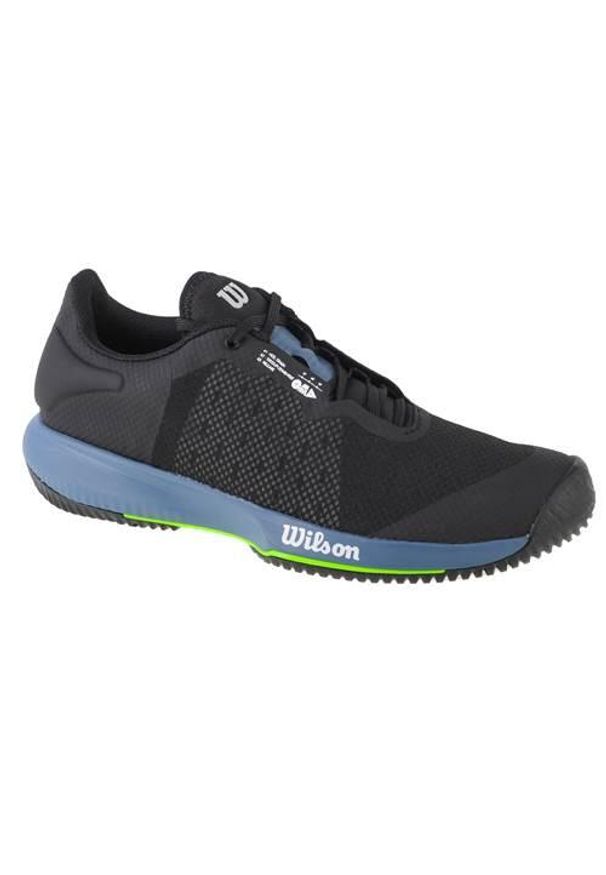 Buty do tenisa męskie Wilson Kaos Swift. Zapięcie: sznurówki. Kolor: czarny. Materiał: materiał, syntetyk, tkanina, guma. Szerokość cholewki: normalna. Sport: tenis