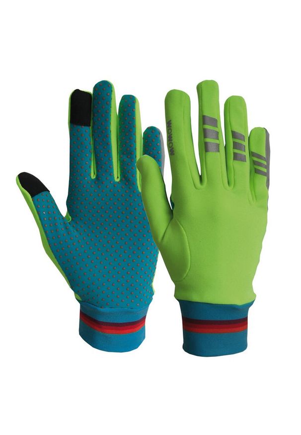 WOWOW - Rękawiczki rowerowe Lucy. Kolor: niebieski. Sezon: zima, jesień, wiosna. Sport: kolarstwo