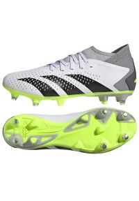 Adidas - Buty piłkarskie adidas Predator Accuracy.3 Sg M IE9492 białe białe. Zapięcie: sznurówki. Kolor: biały. Materiał: syntetyk, guma. Sport: piłka nożna #2