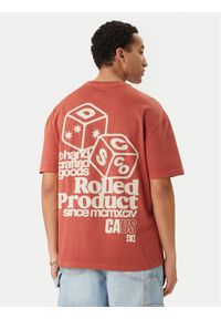 DC Shoes T-Shirt High Rollin EDYZT04367 Pomarańczowy Regular Fit. Kolor: pomarańczowy. Materiał: bawełna #1