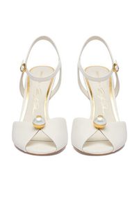 Gino Rossi - GINO ROSSI Sandały CEO-ROSE-LT2091-W Biały. Kolor: biały. Materiał: skóra #4