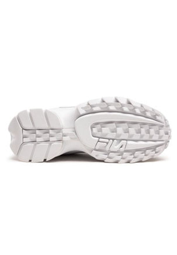 Fila Sneakersy Disruptor Low 1010262.1FG Biały. Kolor: biały. Materiał: skóra