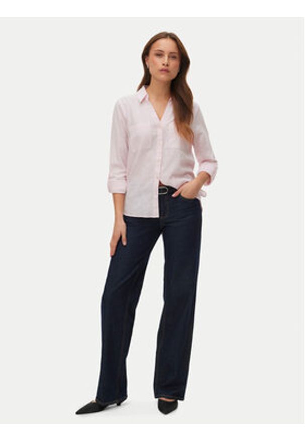 Vero Moda Koszula Islunn 10342449 Różowy Regular Fit. Kolor: różowy. Materiał: syntetyk