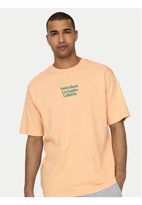 Only & Sons T-Shirt Kenny 22028736 Różowy Relaxed Fit. Kolor: różowy. Materiał: bawełna #2