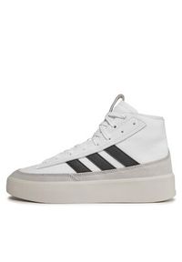 Adidas - adidas Sneakersy Znsored Hi IE7777 Biały. Kolor: biały. Materiał: skóra #3