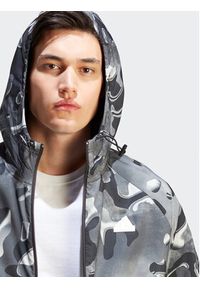 Adidas - adidas Bluza Future Icons Allover Print IJ8843 Szary Regular Fit. Kolor: szary. Materiał: syntetyk. Wzór: nadruk