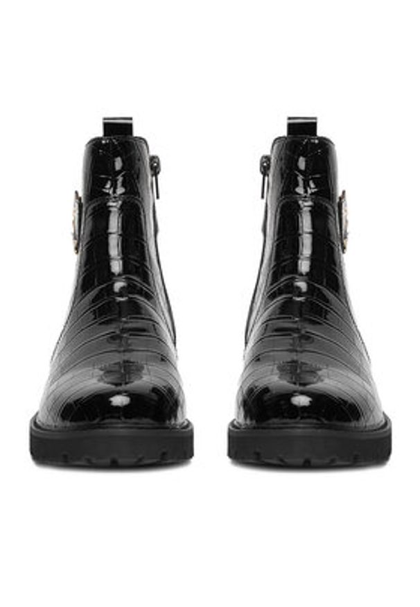 Remonte Botki D8684-03 Czarny. Kolor: czarny. Materiał: syntetyk, materiał