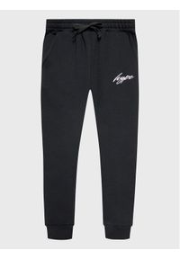 Hype - HYPE Spodnie dresowe YVLR-421 Czarny Regular Fit. Kolor: czarny. Materiał: syntetyk #1
