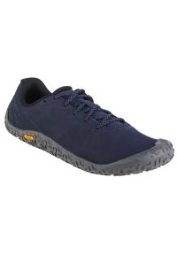 Buty Merrell Vapor Glove 6 Ltr M J067865 niebieskie. Okazja: na co dzień. Kolor: niebieski. Materiał: guma, skóra. Szerokość cholewki: normalna