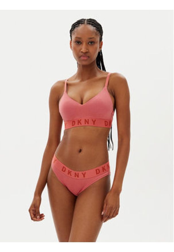 DKNY Figi klasyczne DK4513 Różowy. Kolor: różowy. Materiał: bawełna