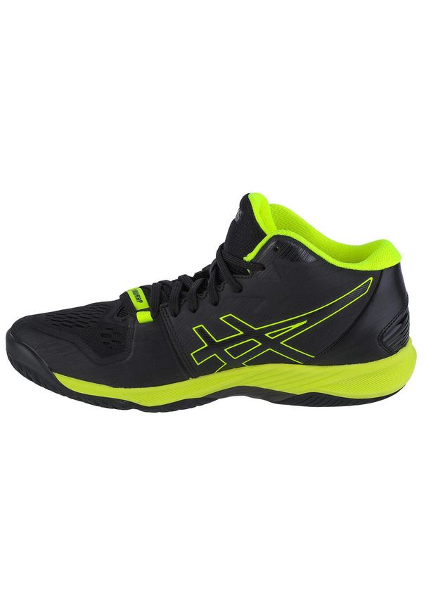 Asics - Buty do siatkówki męskie, ASICS Sky Elite FF MT 2. Kolor: wielokolorowy, czarny. Materiał: materiał, syntetyk. Sport: siatkówka