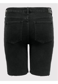 ONLY Carmakoma Szorty jeansowe Mily 15256334 Czarny Regular Fit. Kolor: czarny. Materiał: bawełna, syntetyk