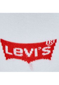 Levi's® Zestaw 3 par niskich skarpet damskich 701224672 Biały. Kolor: biały. Materiał: materiał, bawełna