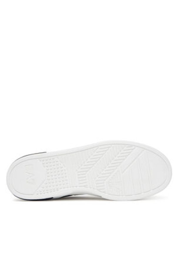 EA7 Emporio Armani Sneakersy 7X000338 AF18614 MZ021 Biały. Kolor: biały. Materiał: skóra