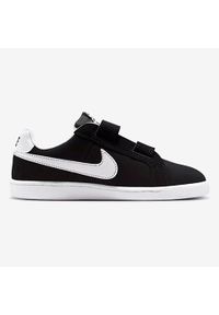 Buty Sportowe Dziecięce Nike Court Royale (PSV). Okazja: na co dzień. Zapięcie: rzepy. Kolor: czarny. Model: Nike Court. Sport: turystyka piesza