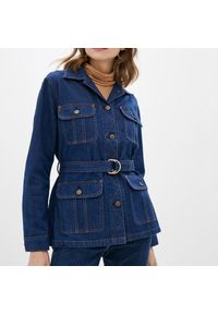 Lee - LEE BELTED JACKET DAMSKA KURTKA JEANSOWA L54OKE36. Materiał: jeans #3