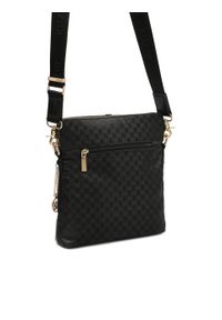 Kazar - Czarna listonoszka damska w miejskim stylu. Kolor: czarny. Materiał: skórzane. Styl: casual #2