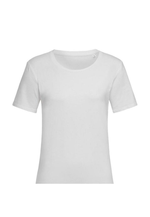 Stedman - Koszulka Damska Claire Crew Neck Relaxed Fit T-shirt. Kolor: biały