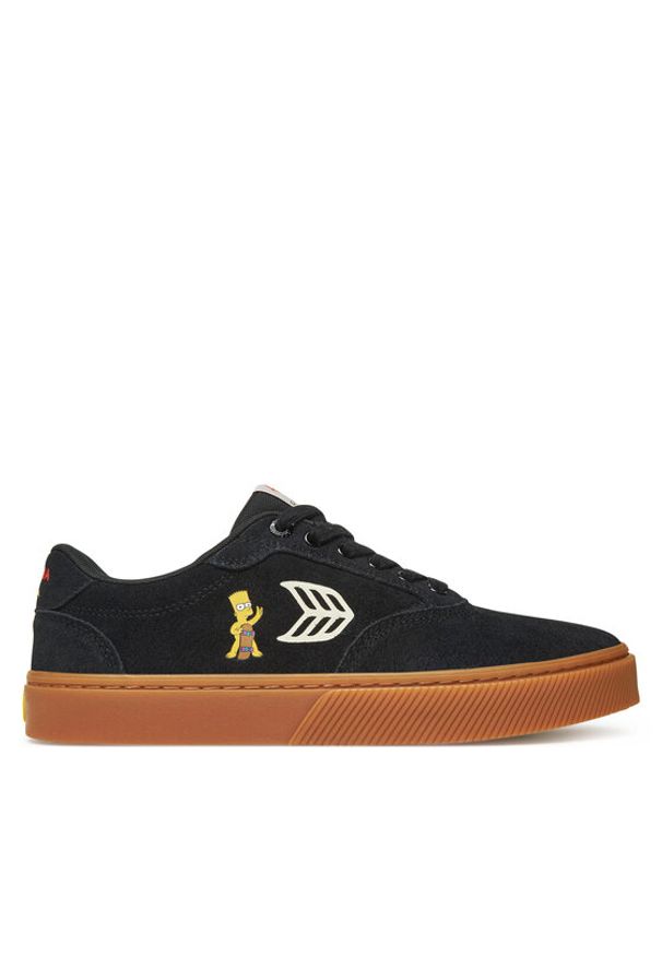 CARIUMA Sneakersy Simpsons Naioca 511802B52M110 Czarny. Kolor: czarny. Materiał: zamsz, skóra