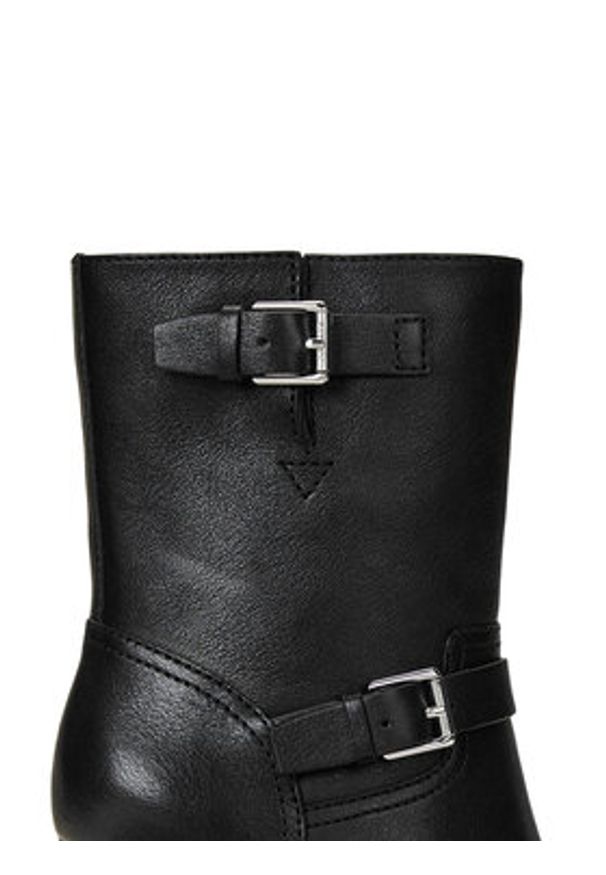 Lauren Ralph Lauren - LAUREN RALPH LAUREN Botki 802937819001 Czarny. Kolor: czarny. Materiał: skóra