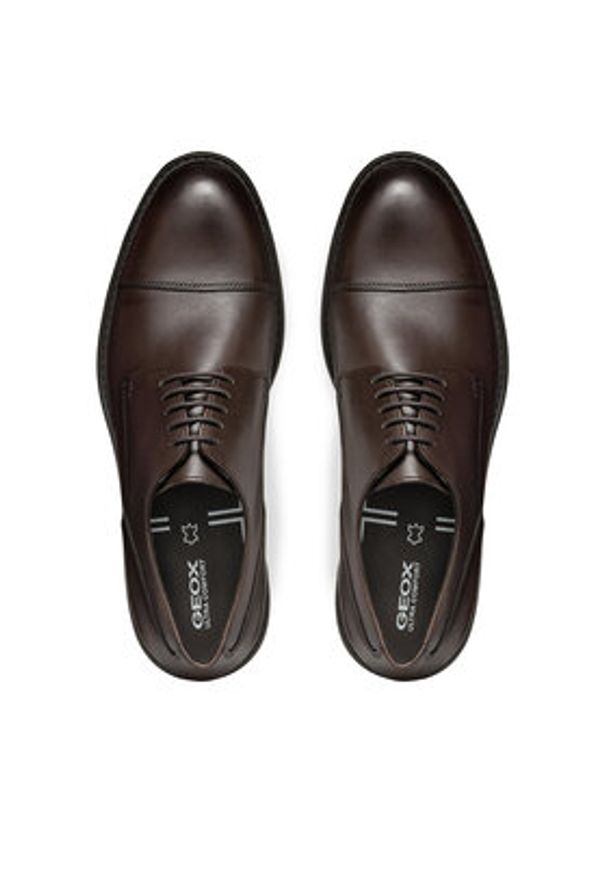 Geox Półbuty U Walk Pleasure U46CGF 00039 C6009 Brązowy. Kolor: brązowy. Materiał: skóra