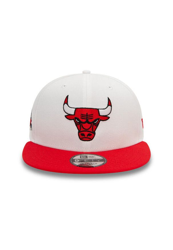 Czapka typu snapback New Era White Crown Patch 9Fifty Chicago Bulls. Kolor: biały, czerwony, wielokolorowy