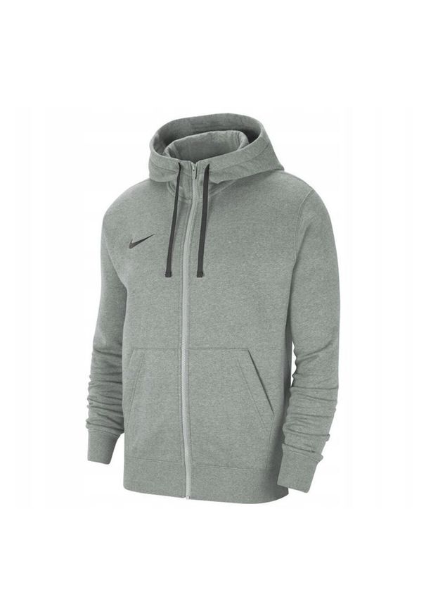 Nike - Bluza Męska Park 20 Z Pełnym Zamkiem Błyskawicznym. Kolor: szary