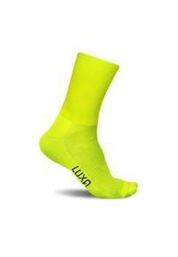 LUXA - Skarpety Rowerowe Unisex Luxa Fluo. Kolor: żółty. Materiał: elastan, poliamid #1