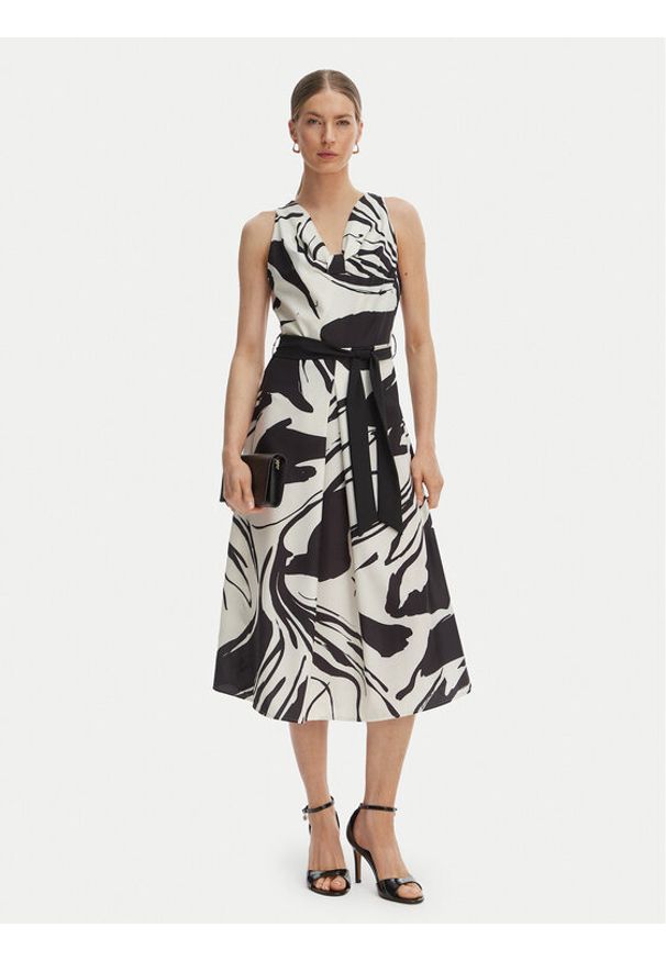 Rinascimento Sukienka koktajlowa CFC0020269002 Czarny Regular Fit. Kolor: czarny. Materiał: syntetyk. Styl: wizytowy