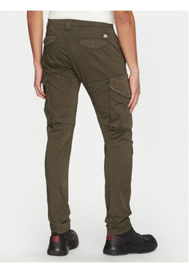 C.P. Company Spodnie materiałowe 18CMPA058A005694G Zielony Regular Fit. Kolor: zielony. Materiał: bawełna
