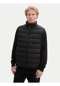 Tom Tailor Denim Bezrękawnik 1043826 Czarny Regular Fit. Kolor: czarny. Materiał: syntetyk. Długość rękawa: bez rękawów