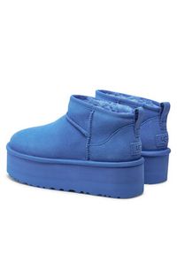 Ugg Śniegowce W Classic Ultra Mini Platform 1135092 Niebieski. Kolor: niebieski. Materiał: skóra. Obcas: na platformie #6