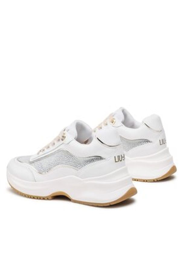 Liu Jo Sneakersy Lily 15 BA3077 PX073 Biały. Kolor: biały. Materiał: skóra