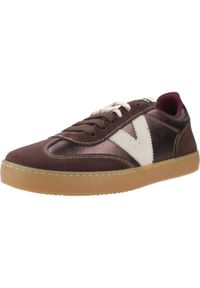 Buty VICTORIA BERLIN METAL Brązowy. Kolor: brązowy. Materiał: syntetyk, tkanina, skóra. Styl: sportowy