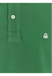 United Colors of Benetton - United Colors Of Benetton Polo 3089J3179 Zielony Regular Fit. Typ kołnierza: polo. Kolor: zielony. Materiał: bawełna