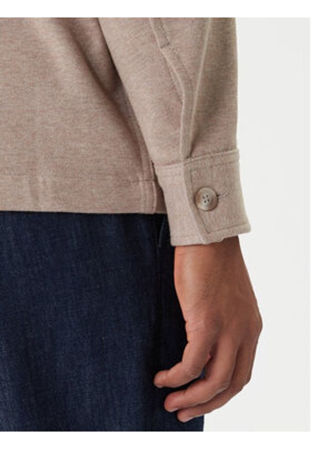 Guess Kurtka przejściowa M5BP28 K0801 Beżowy Classic Fit. Kolor: beżowy. Materiał: syntetyk