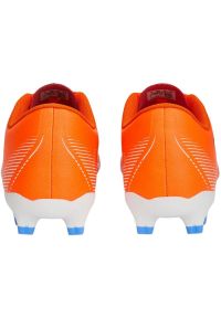 Buty piłkarskie Puma Ultra Play FG/AG M 107224 01 pomarańczowe pomarańcze i czerwienie. Zapięcie: sznurówki. Kolor: pomarańczowy. Materiał: syntetyk. Szerokość cholewki: normalna. Sport: piłka nożna #6