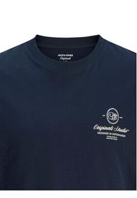 Jack & Jones T-Shirt Niagara 12293422 Granatowy Regular Fit. Kolor: niebieski. Materiał: bawełna #8