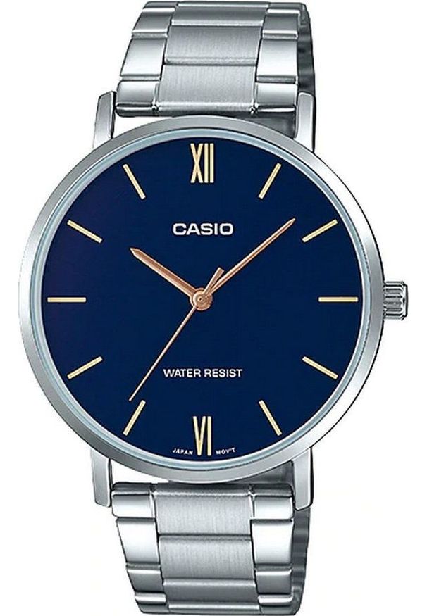 Zegarek Casio Zegarek Męski Casio MTP-VT01D-2B Dress