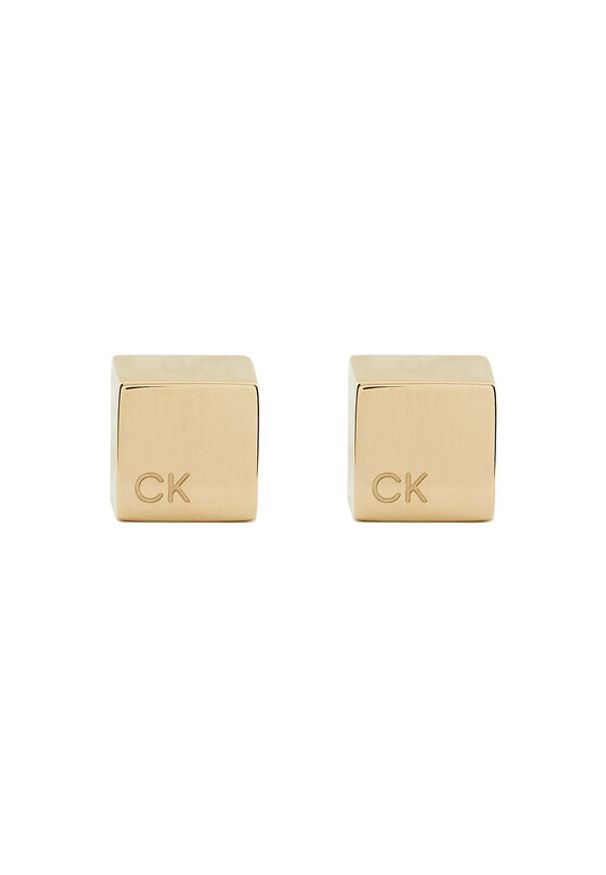 Calvin Klein Kolczyki 35000246 Złoty. Materiał: metalowe. Kolor: złoty