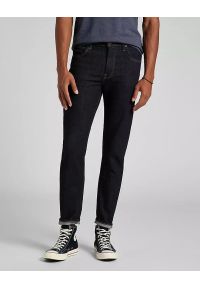 Lee - Spodnie jeansowe męskie LEE Austin RINSE. Okazja: do pracy, na spacer, na co dzień. Kolor: niebieski. Materiał: jeans. Styl: casual